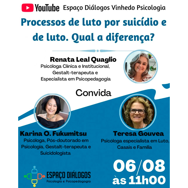 Processos de luto por suicídio e de luto. Qual a diferença?